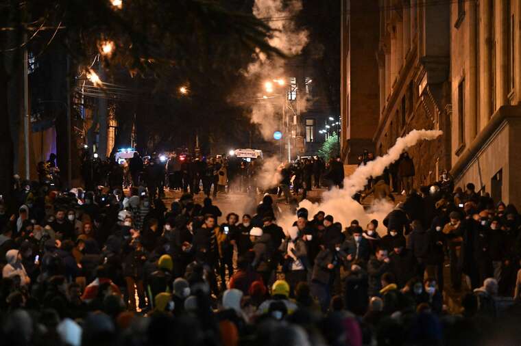 У МВС Грузії назвали кількість затриманих на протестах