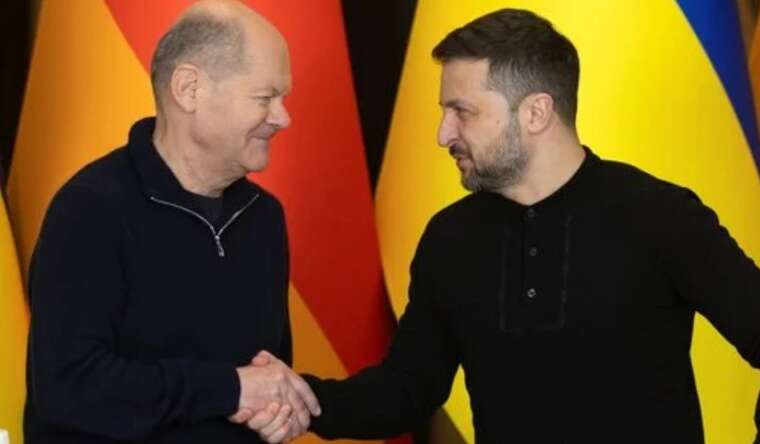 Зеленський провів бесіду з Шольцем, яка тривала дві з половиною години