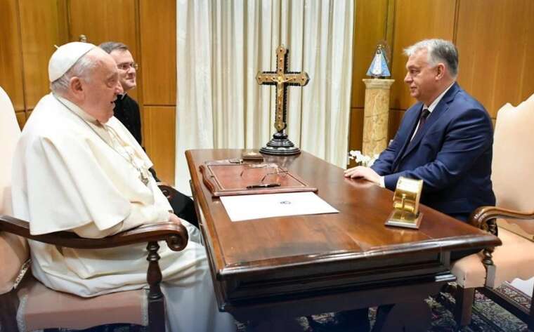 Орбан у Ватикані зустрівся з Папою Франциском