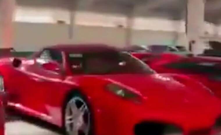 Сирийские СМИ показали, как выглядит гараж беглеца Башара Асада