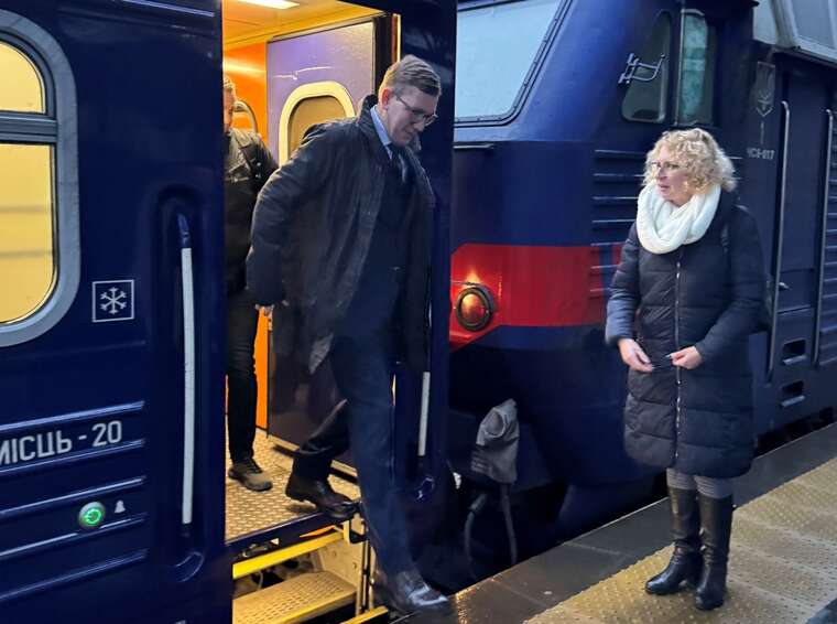 The Prime Minister of Estonia has arrived in Kyiv