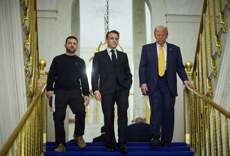 Зеленский и Макрон пытались убедить Трампа поддержать гарантии безопасности для Украины