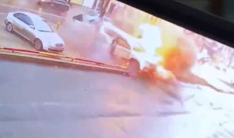 Murder of the Olenivka Colony Chief: videos of the explosion have appeared