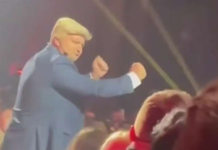 Студія «Квартал 95» створила пародію на Дональда Трампа у своєму новорічному шоу