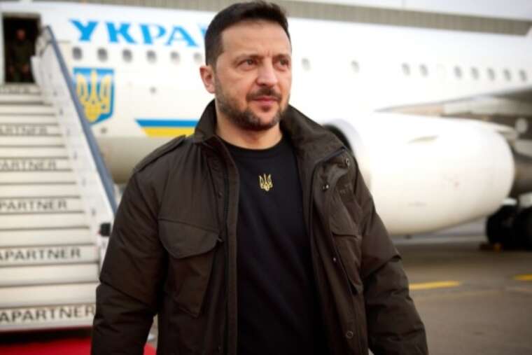 Zelenskyy arrived in Brussels for a meeting of EU heads of state and government