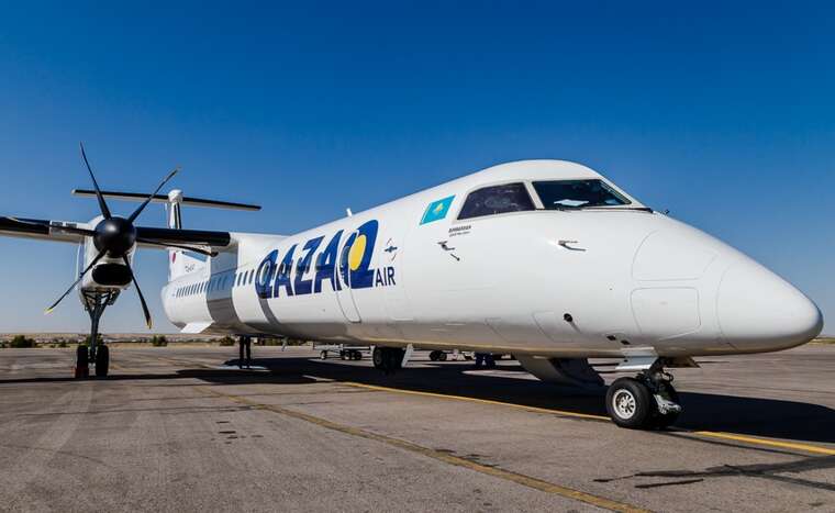 Казахстанська авіакомпанія Qazaq Air тимчасово припиняє рейси до Росії на одному з маршрутів