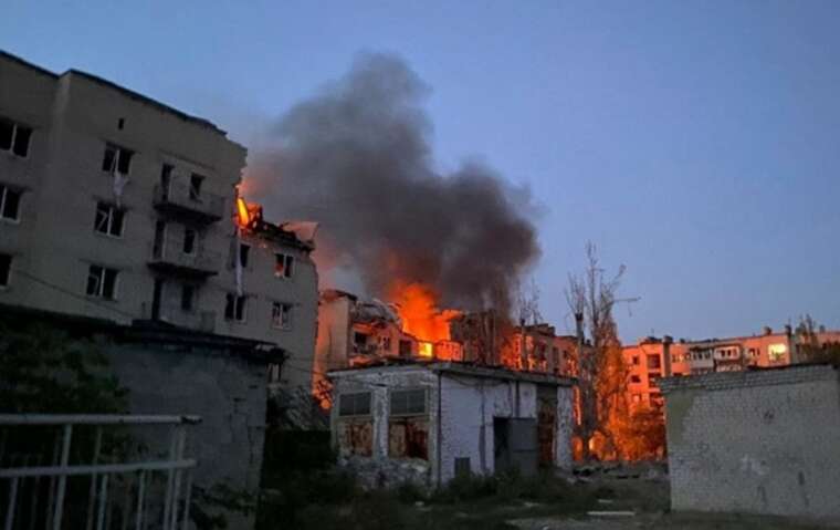 Pokrovsk has been subjected to heavy shelling for the third evening in a row