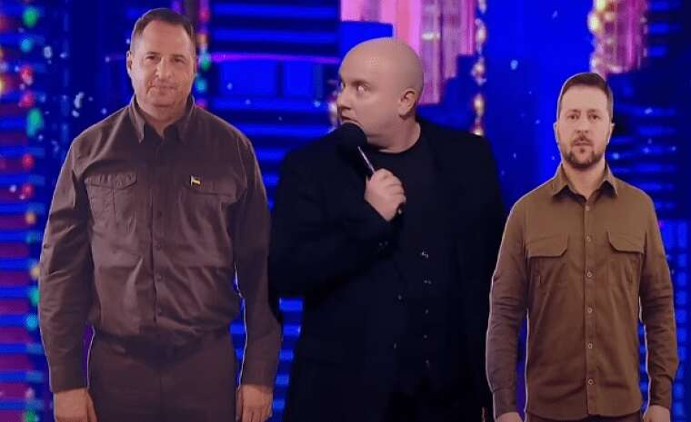 В "Квартале" пошутили над Зеленским и Ермаком