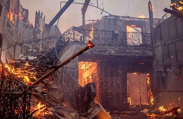 Лісові пожежі в Лос-Анджелесі знищили будинки за мільйони доларів багатьох голлівудських зірок