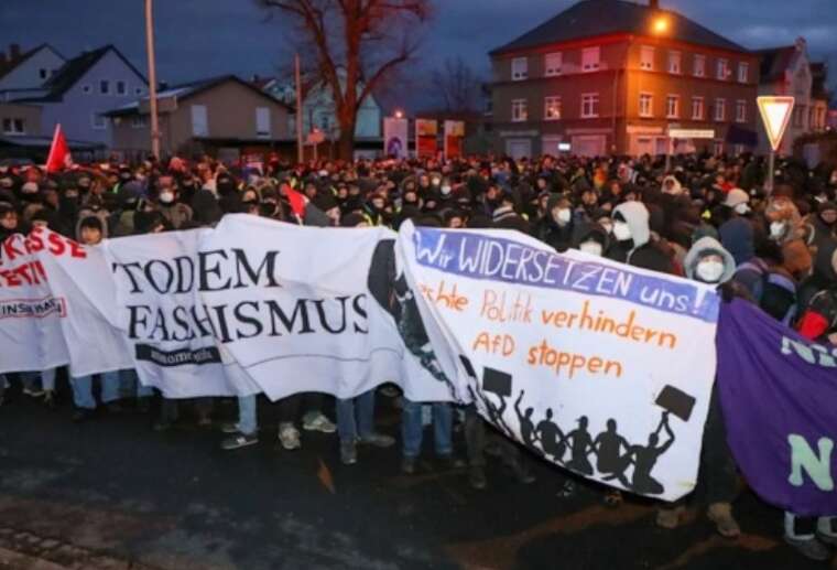 У німецькому місті тисячі людей взяли участь у протесті проти конференції ультраправих