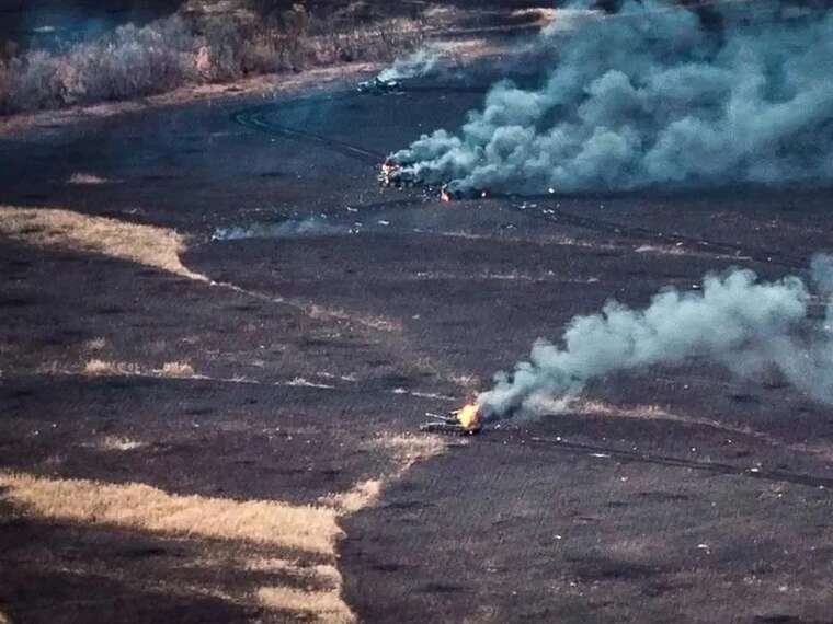 В ДПСУ показали, як зупинили колону техніки ЗС РФ