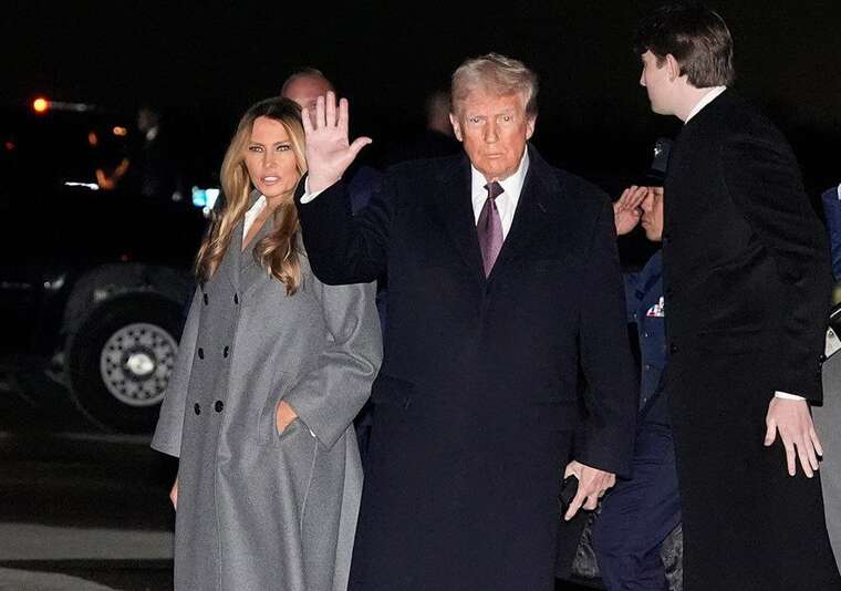 Трамп прибыл в Вашингтон перед инаугурацией