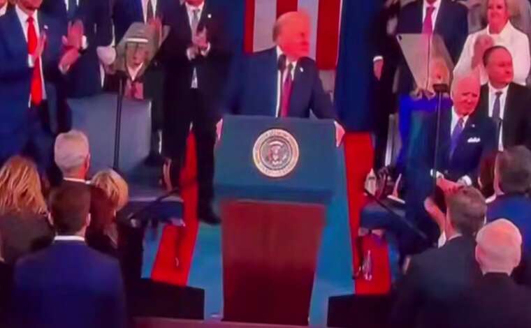 Клінтони, Байден і Гарріс проігнорували промову Трампа на інавгурації