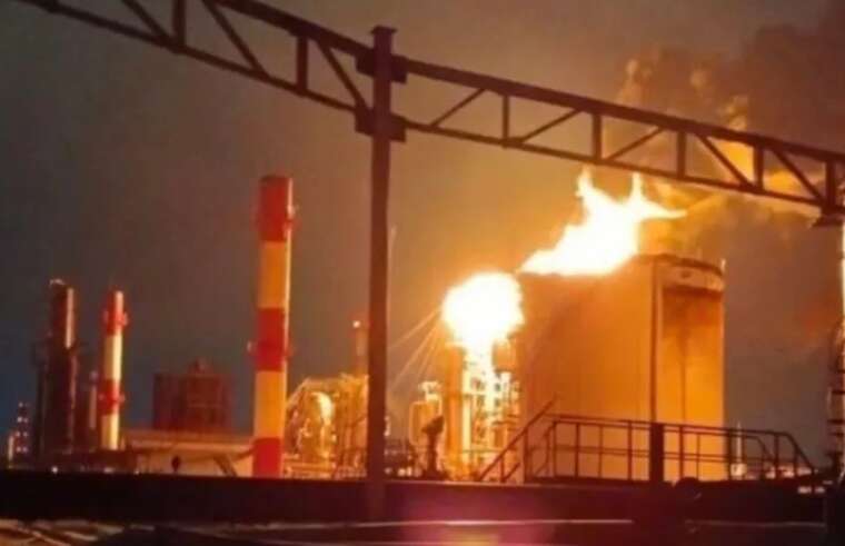 Reuters: Рязанский нефтеперерабатывающий завод остановил работу после атак украинских беспилотников