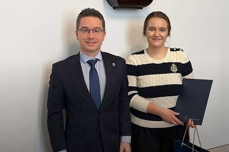 Украинка получила престижную награду Interstudent-2025 как лучшая иностранная студентка в Польше