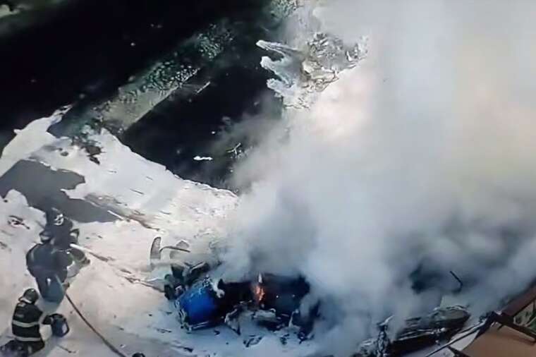 У бразильському Сан-Паулу на жвавій вулиці розбився літак