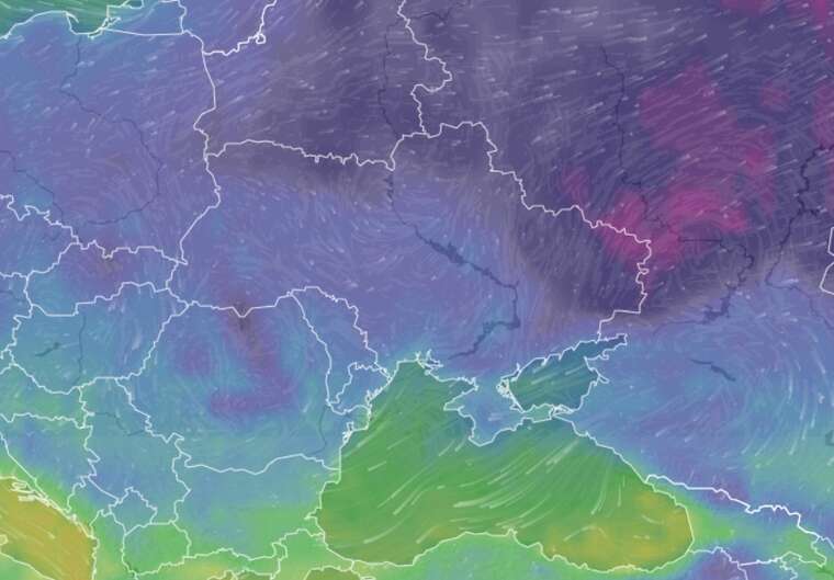 Down to -20°C is expected in Ukraine on February 17, – Ventusky