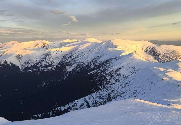 В Карпатах на горе Поп Иван температура упала до -20