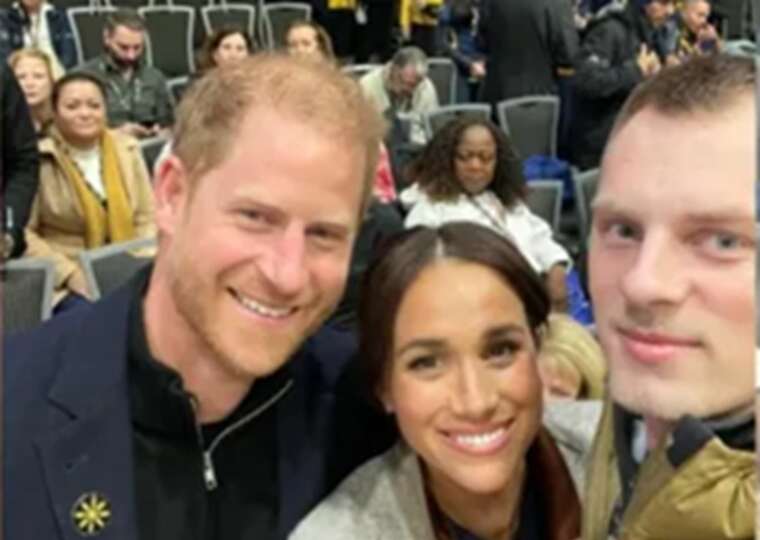 На Іграх Нескорених помітили українського ветерана в компанії принца Гаррі та Меган Маркл