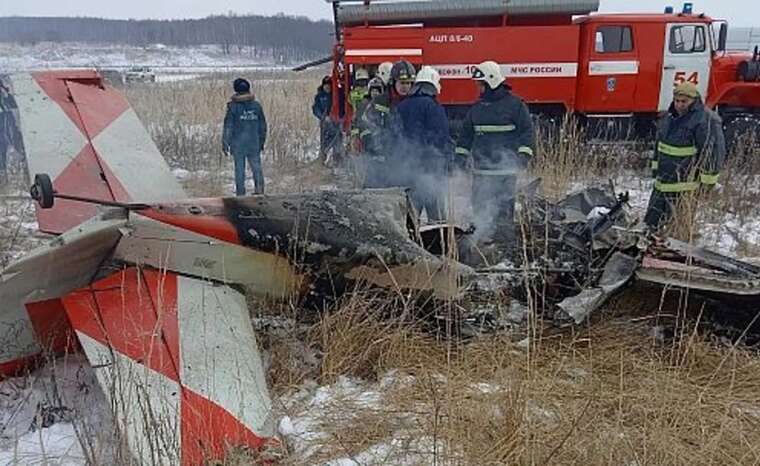 У Росії впав легкомоторний літак: є загиблі
