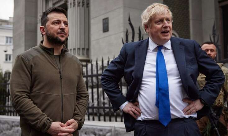Борис Джонсон прибув до Києва