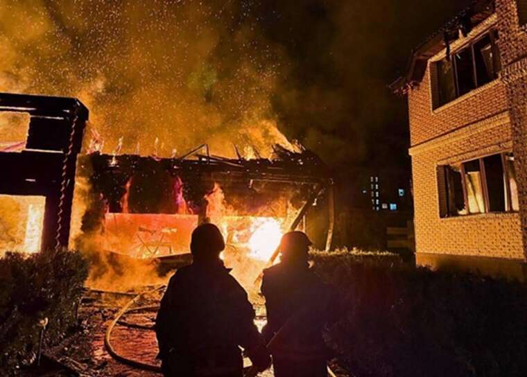 In the Kyiv region, there is a casualty due to the night attack by "Shahed" drones, - KRMA