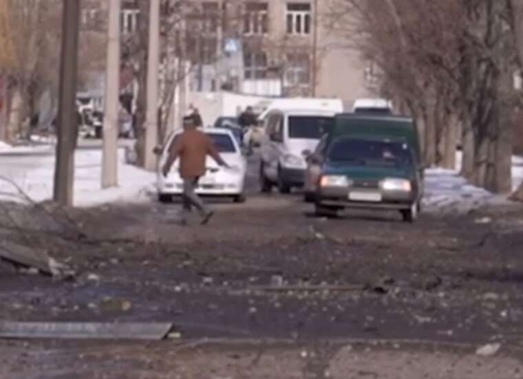 Поліція Донецької області опублікувала відео наслідків обстрілу Костянтинівки