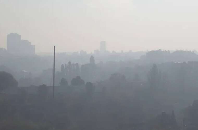 У Києві зафіксовано високий рівень забруднення повітря