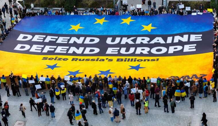 Большинство европейцев поддерживают помощь Украине и опасаются российской угрозы для Европы