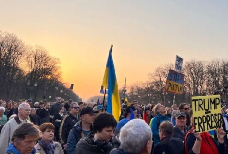 У Берліні пройшов мітинг на підтримку України