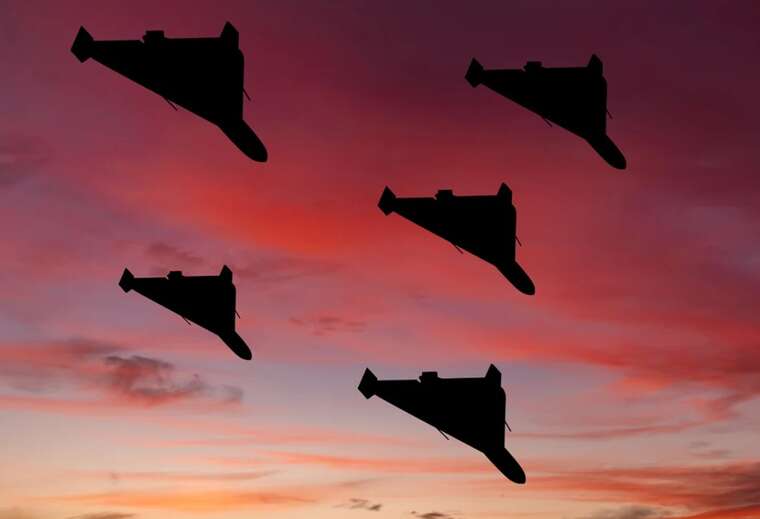 У Харкові прогриміла серія вибухів під час атаки БпЛА "Шахед"