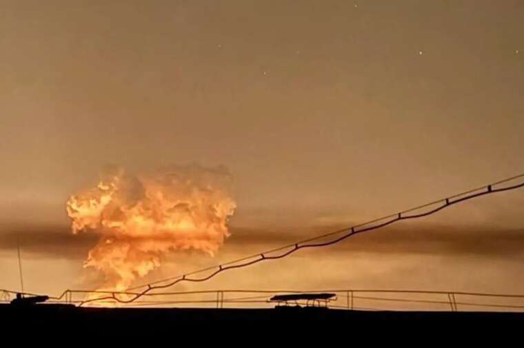 Пожежа на ГВС "Суджа": видно з Бєлгородського району