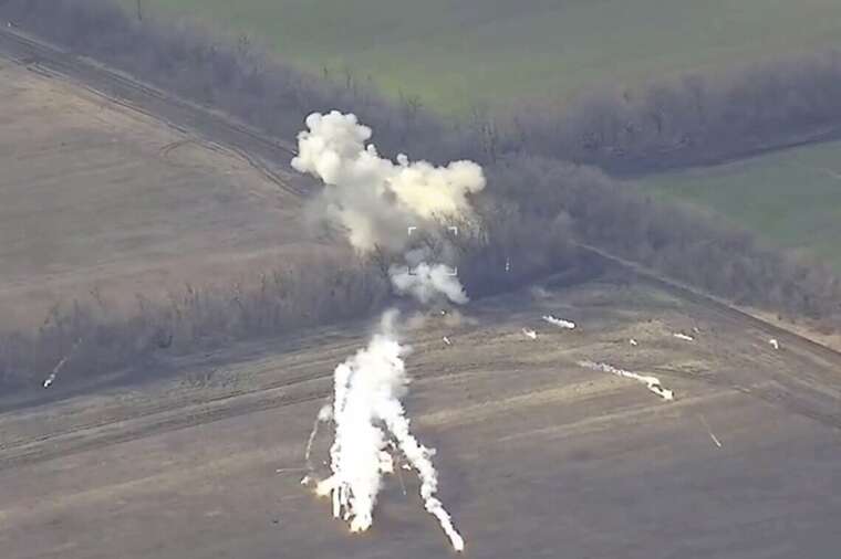 The Ground Forces destroyed a Russian "Buk" air defence missile system with its ammunition