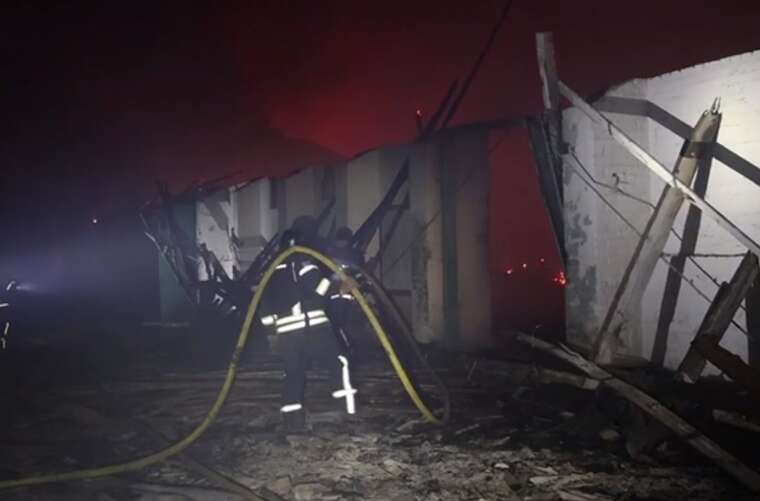 У мережі опублікували відео вчорашнього прильоту по Ізюму