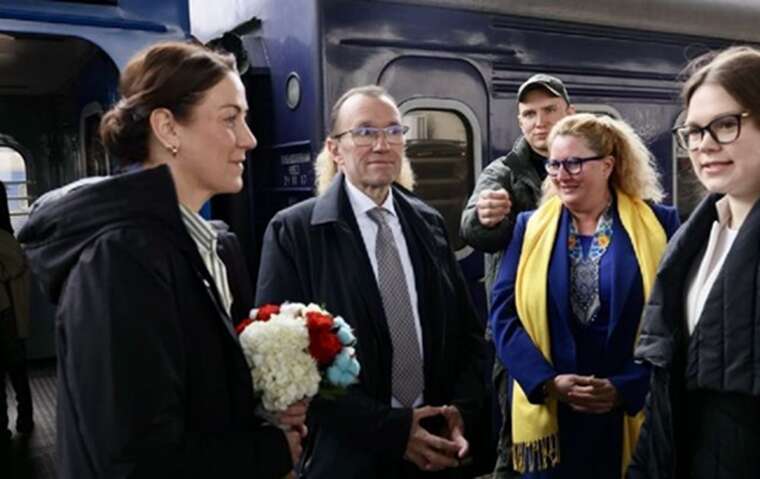 In Ukraine, the ministers of Norway have arrived
