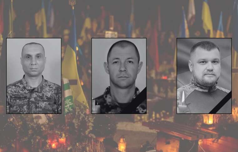 На Чернігівщині відбулося прощання із трьома захисниками