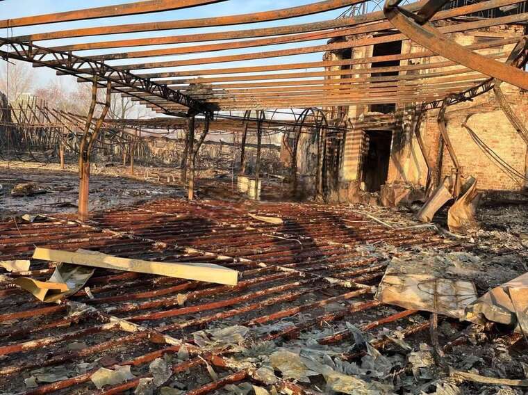 У мережі показали стан ресторанно-готельного комплексу "Бартоломео" в Дніпрі після атаки РФ