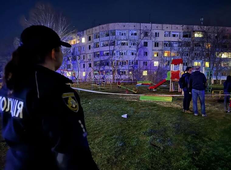 In the network, the first minutes after the strike on Kryvyi Rih were shown