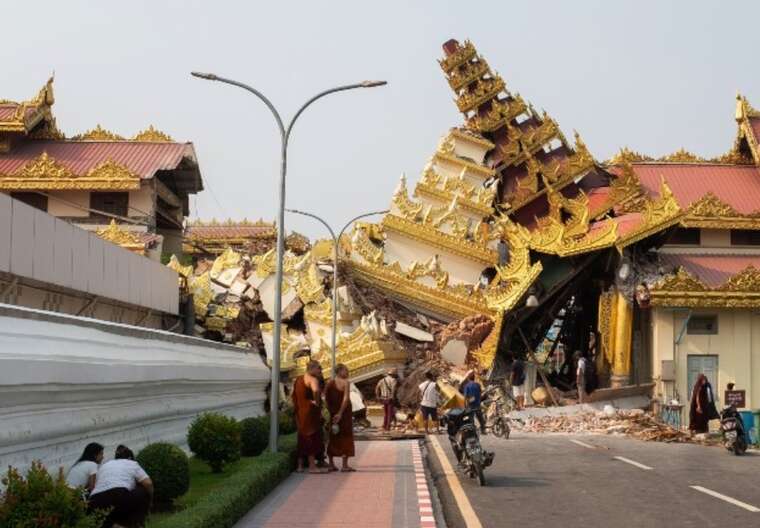 Землетрясение в Мьянме унесло 3471 жизнь, а ураган повредил палатки для пострадавших