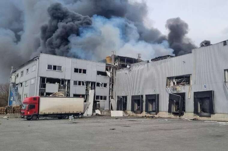 У Дніпрі російський ракетний удар було завдано по підприємству корпорації «Біосфера»