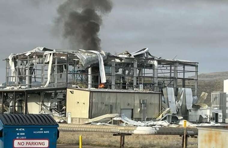 У США стався вибух на заводі, де виробляють ракетні твердопаливні двигуни