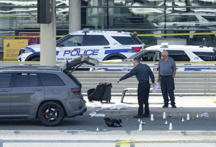 Стрельба в аэропорту Торонто: полиция застрелила вооружённого мужчину