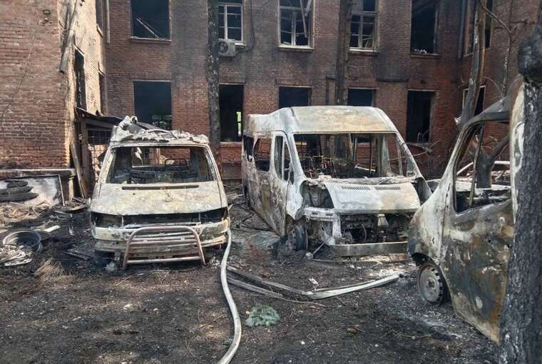 Во время удара по Павлограду оккупанты уничтожили базу медбатальона "Госпитальеры"