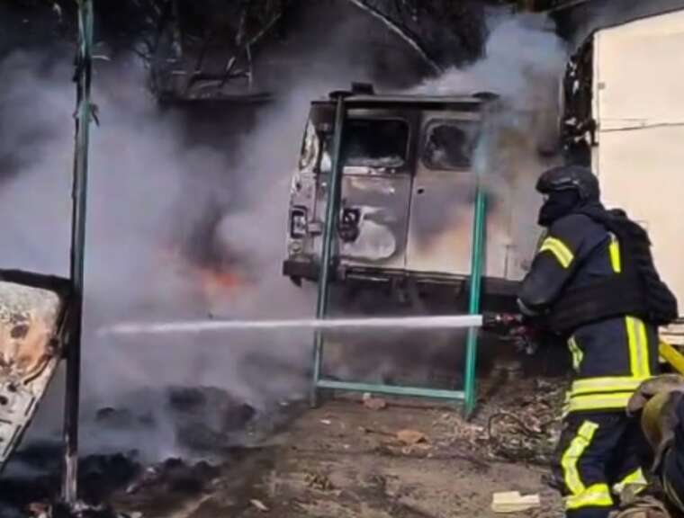 На Херсонщині ліквідували шість пожеж внаслідок ворожих атак