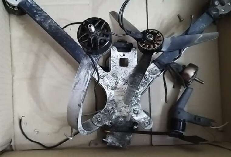 In the Nikopol district, children brought home a drone fragment: two people hospitalized