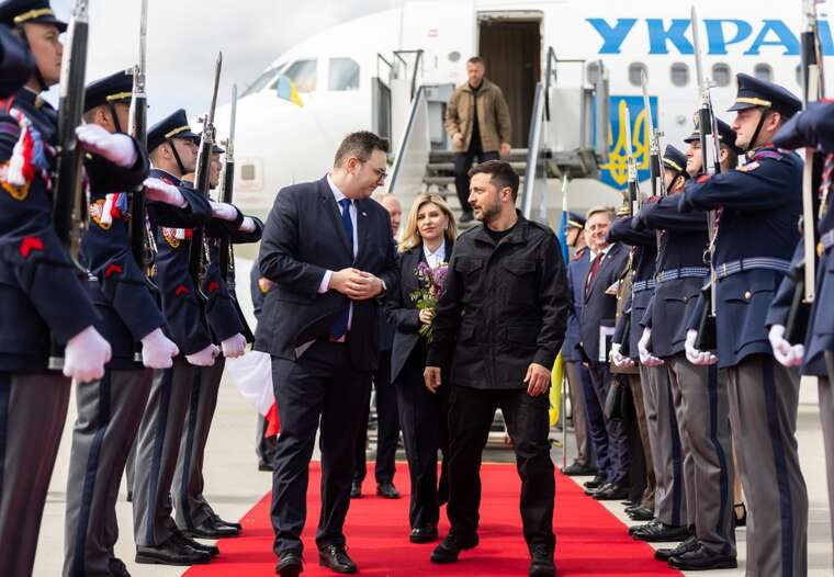Zelenskyy revealed details of his visit to the Czech Republic