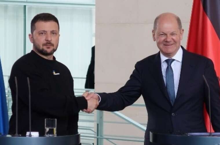 Шольц висловив подяку Зеленському за співробітництво