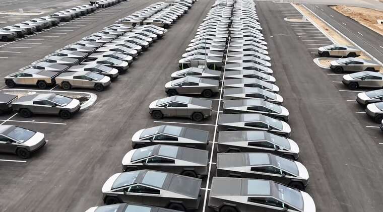 На складі Tesla накопичено більше як 10 тисяч непроданих пікапів Cybertruck
