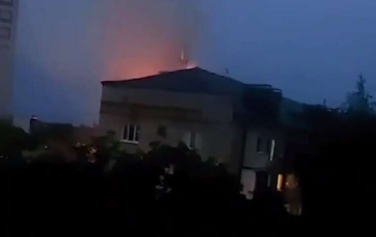 Ворожа атака БпЛА на Київ: у мережі з’явилося відео