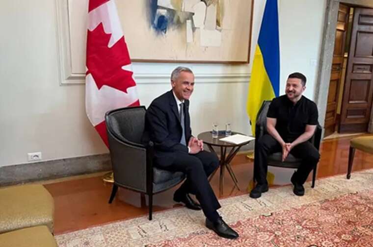 Zelenskyy met with Canada’s Prime Minister Carney in Rome